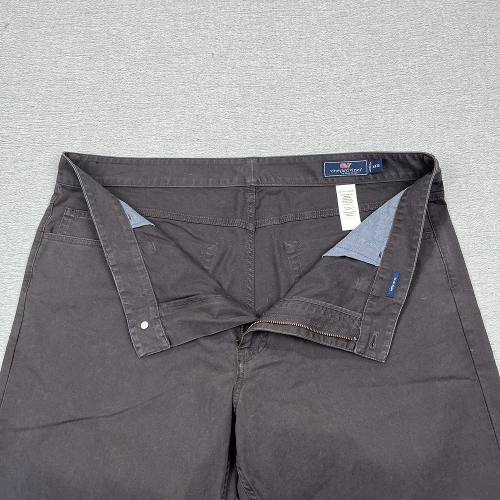 Vineyard Vines Men's Pants - Slim Fit Breaker‎ Pant 38 x 30 Gray